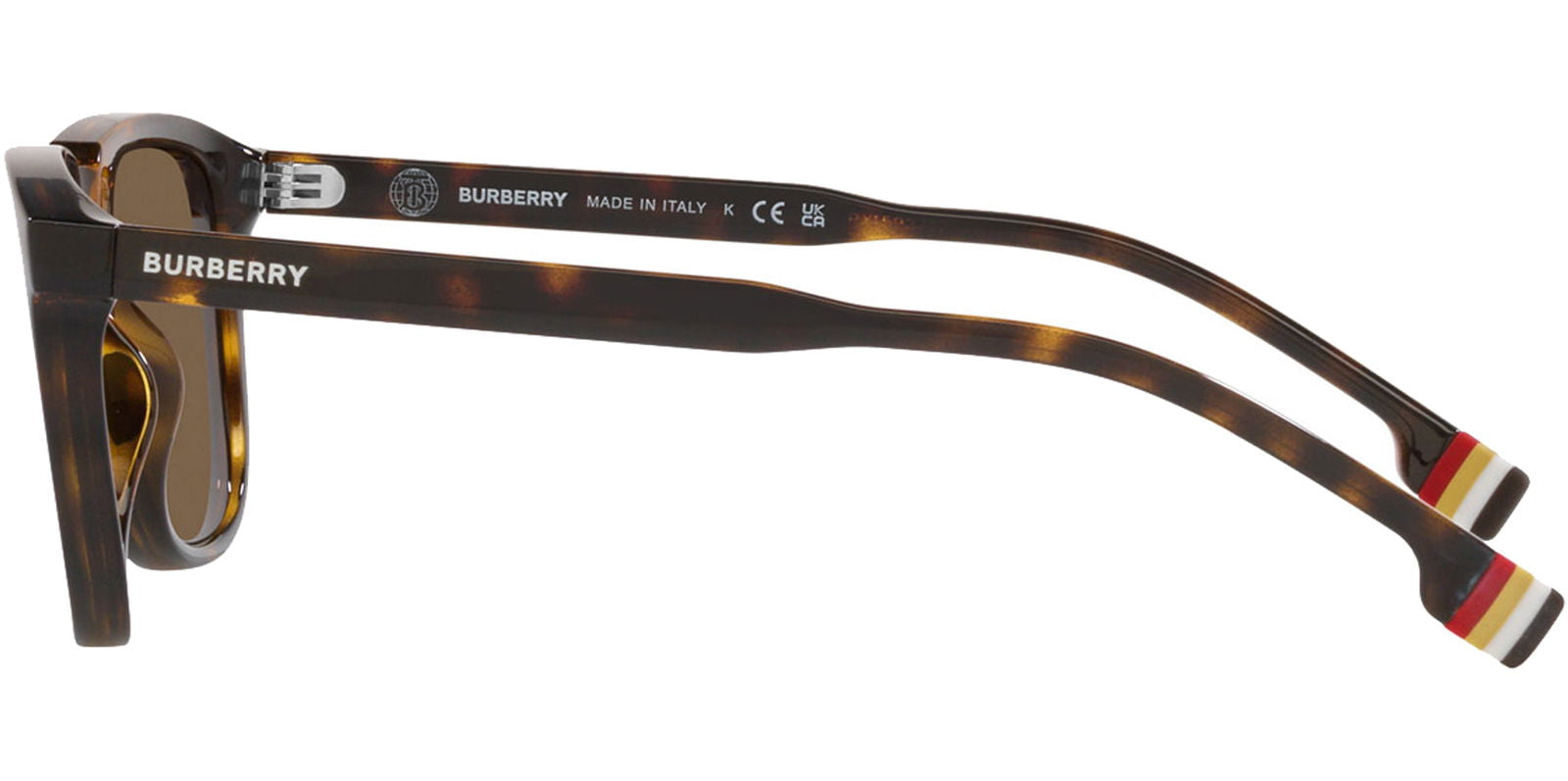 Burberry George Dark Havana Square - - Eyedictive