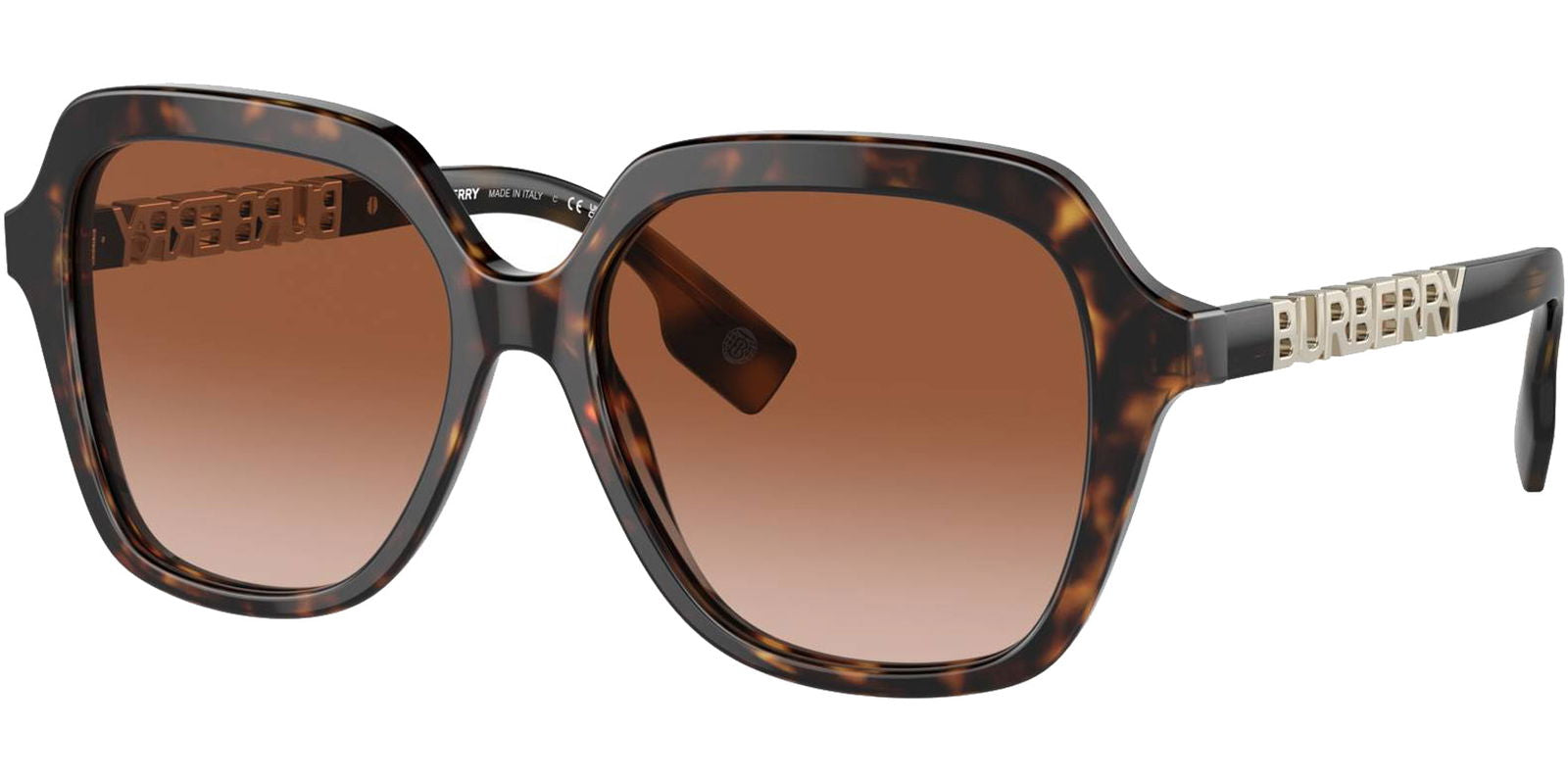 Burberry Joni Oversize Butterfly w/ Block Letter Temples - - Eyedictive