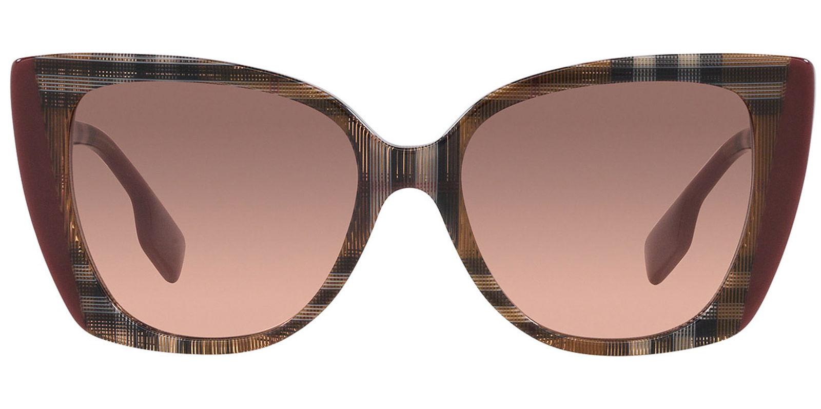 Burberry Meryl Squared Oversize Cat Eye w/ Gradient Lens - - Eyedictive