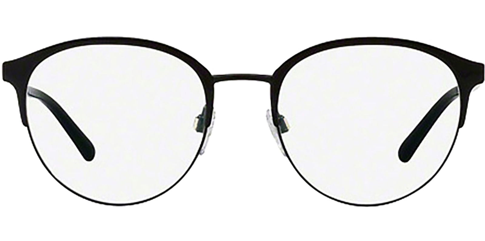 Burberry Optical Black Round Eyeglass Frames - - Eyedictive