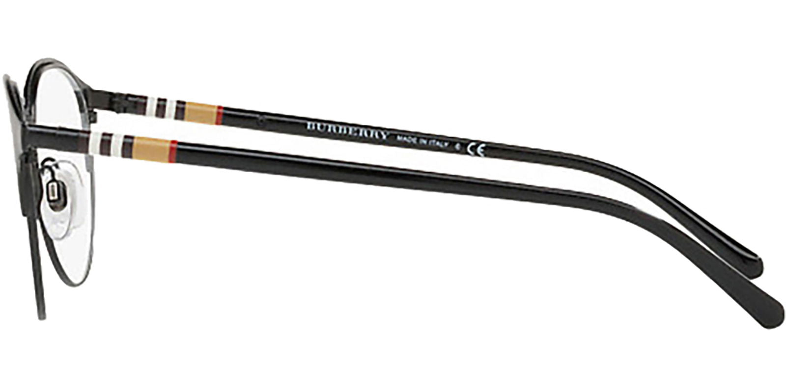 Burberry Optical Black Round Eyeglass Frames - - Eyedictive