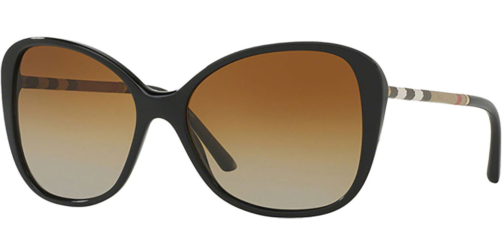 Burberry Polarized Black Butterfly w/ Gradient Lens – Eyedictive display picture 1