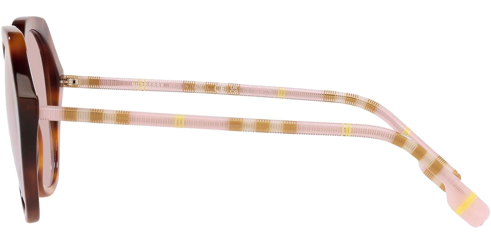 Burberry Vanessa Light Havana Geometric - - Eyedictive