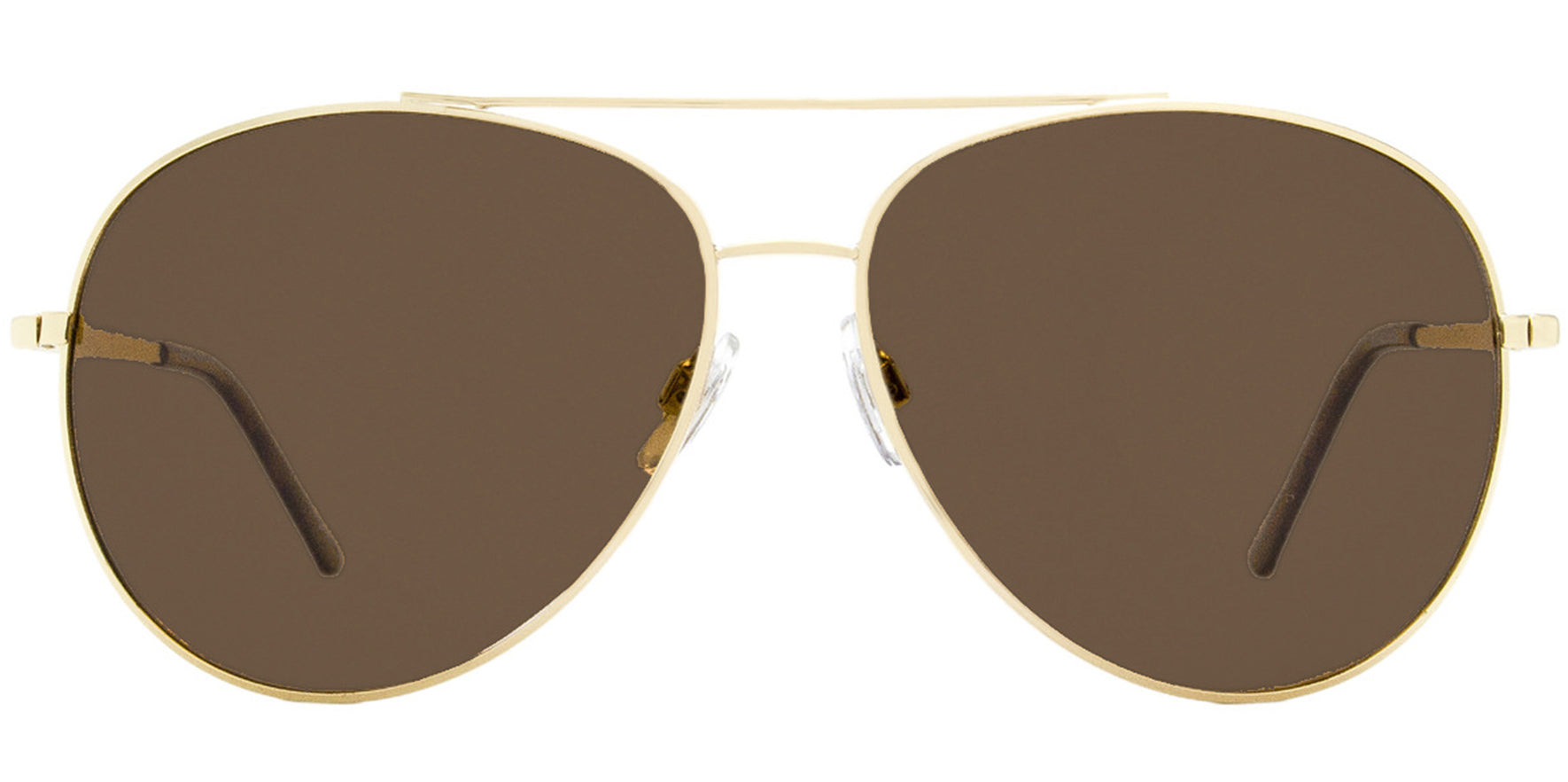 Columbia Canyons Bend Polarized Gold-Tone Aviator - Eyedictive
