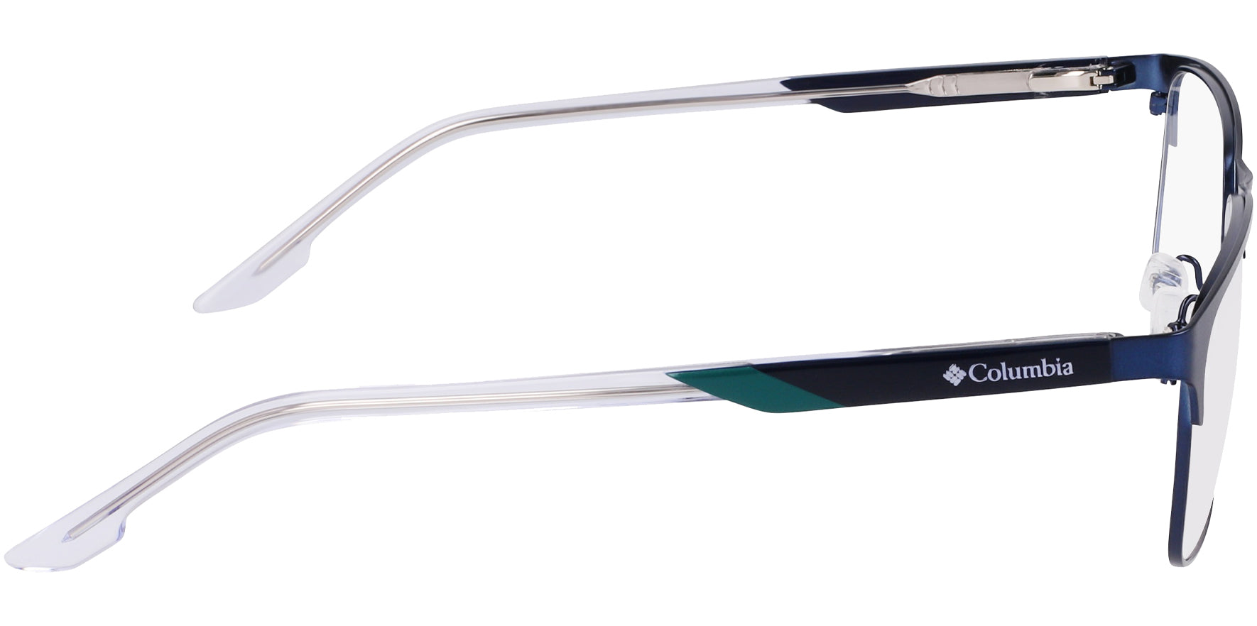 Columbia Slim Rectangle Eyeglasses w/ Spring Flex Hinges
