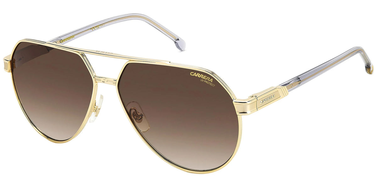 Carrera Polished Metal Pilot w/ Gradient Lens