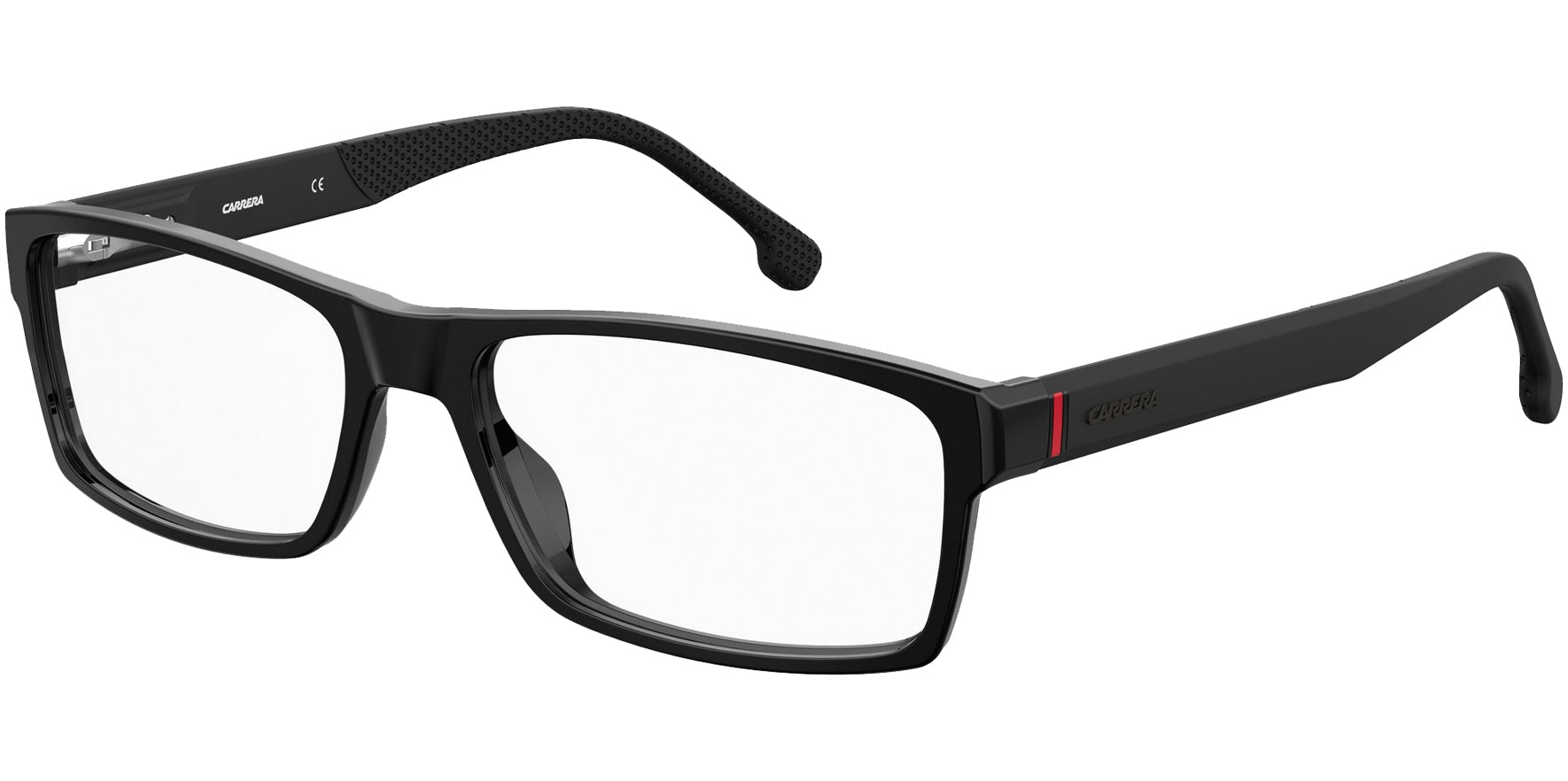 Carrera Bold Rectangle Eyeglasses w/ Locking Cam Hinges