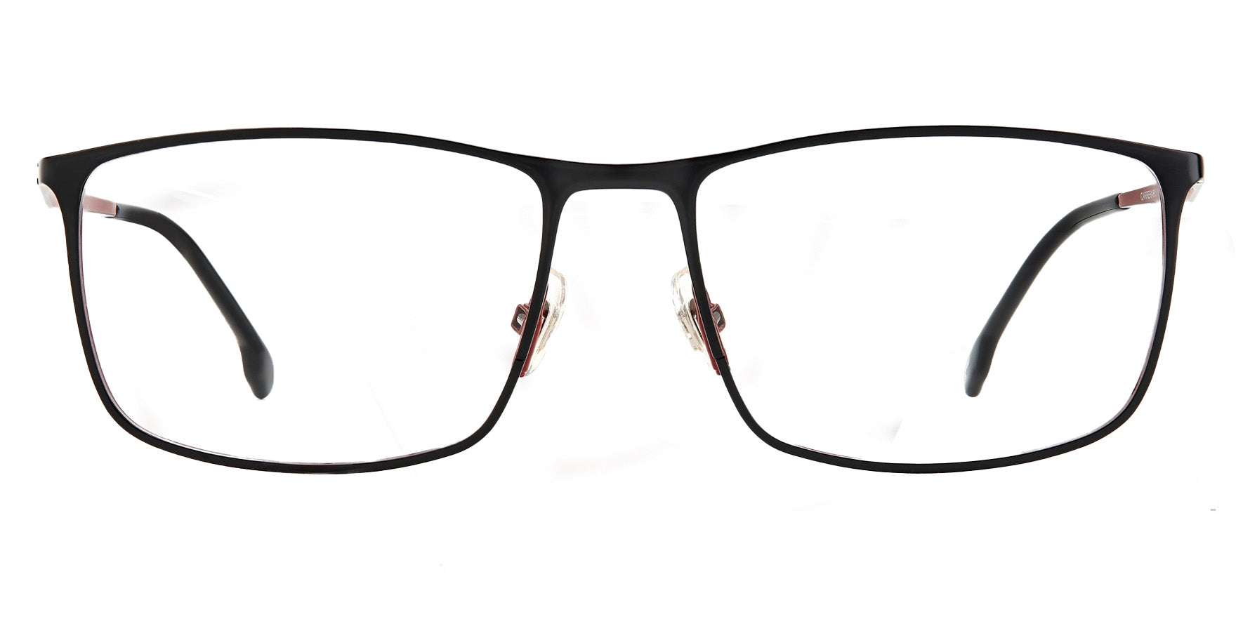 Carrera Titanium Matte Black Rectangle Eyeglass Frame