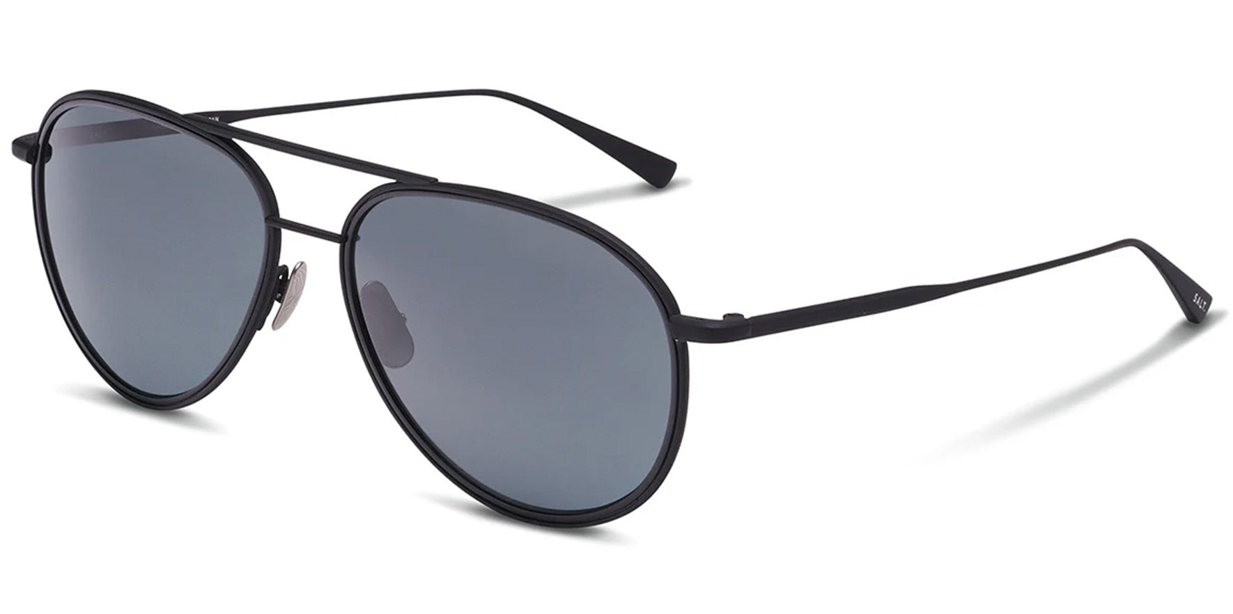 Salt Optics Columbia 59 Polarized Titanium Aviator w/ Glass Lens