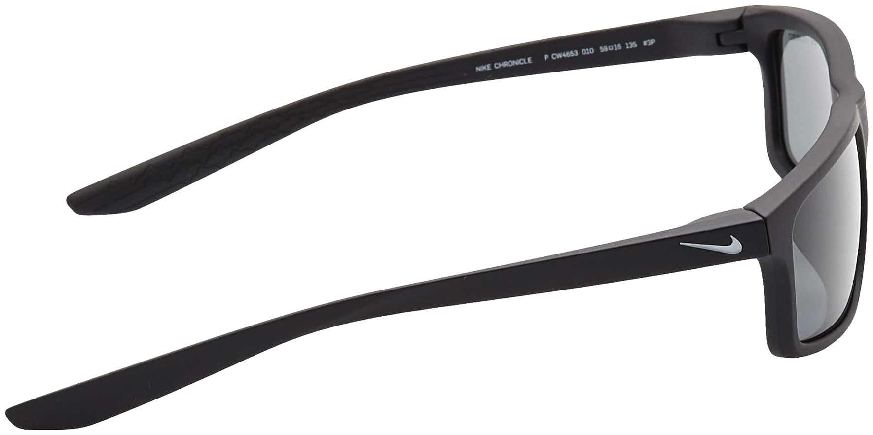 Nike Chronicle Polarized Matte Black Rectangular - Eyedictive
