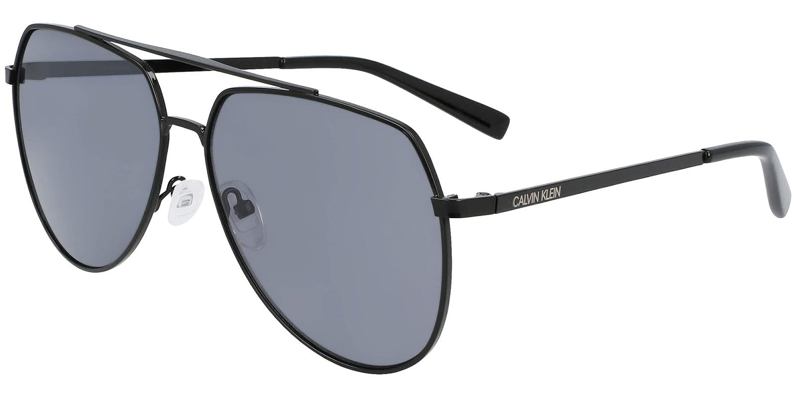 Calvin Klein Black Brow Bar Aviator - - Eyedictive