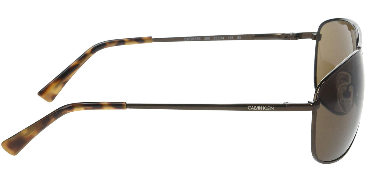 Calvin Klein Brown Curved Navigator - - Eyedictive