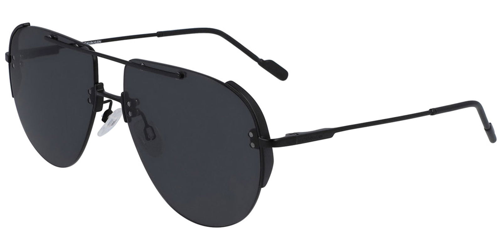 Calvin Klein Rimless Aviator w Side Shield Detail Eyedictive