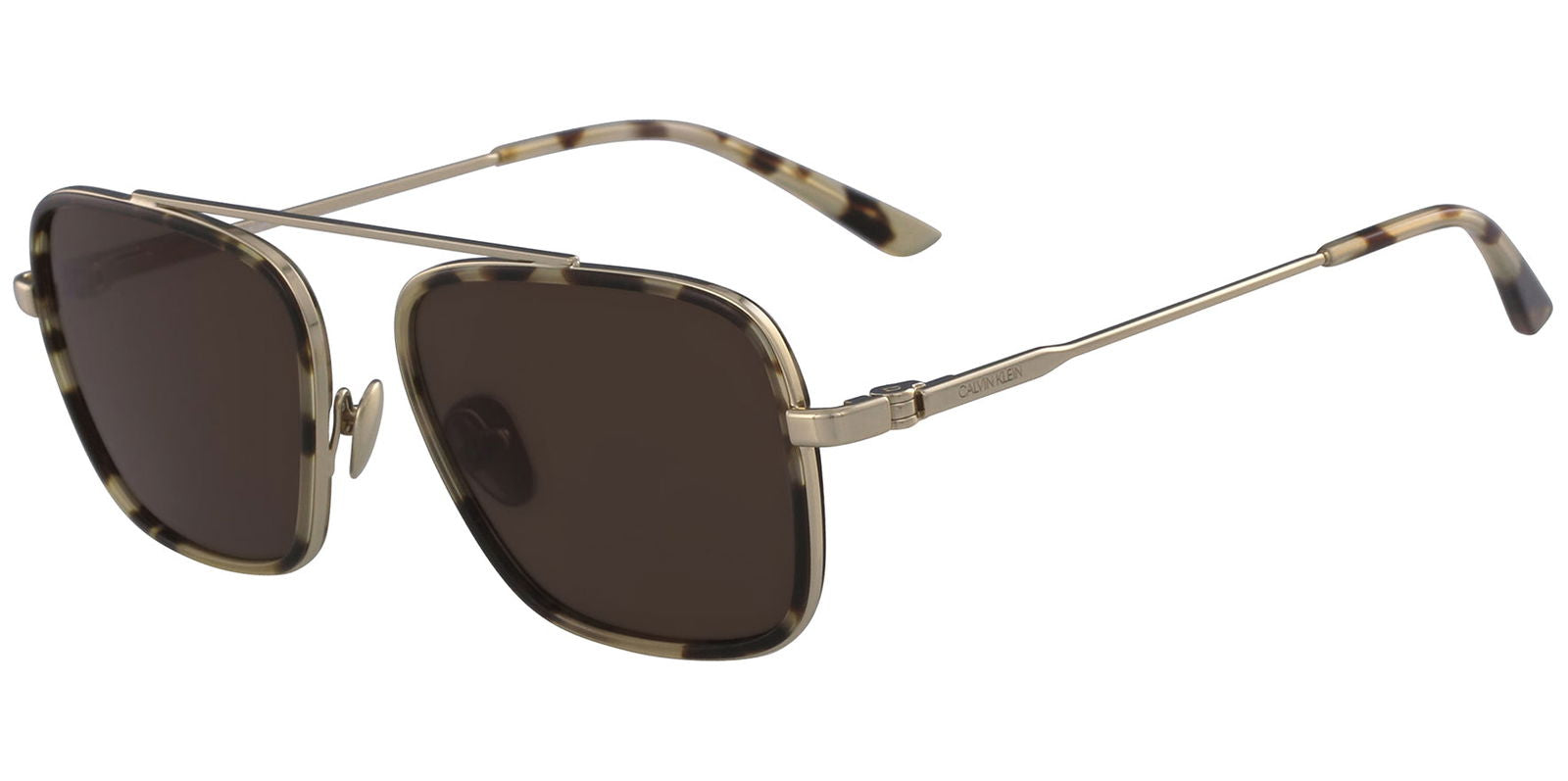 Calvin Klein Squared Aviator w/ Fly Away Bridge - - Eyedictive