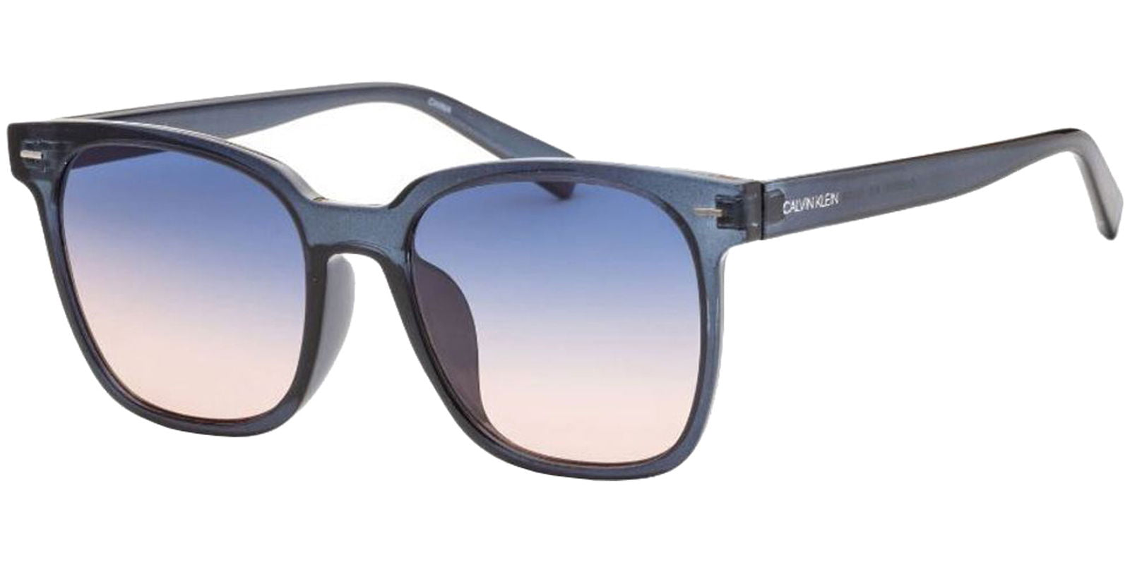 Calvin Klein Squared Transparent Frame - - Eyedictive