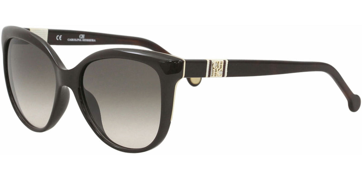 Carolina Herrera Rounded Cat Eye w/ Gradient Lens - - Eyedictive