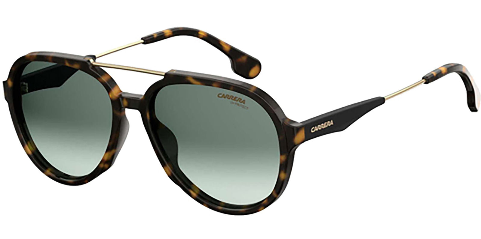 Carrera Dark Havana Round Aviator - - Eyedictive