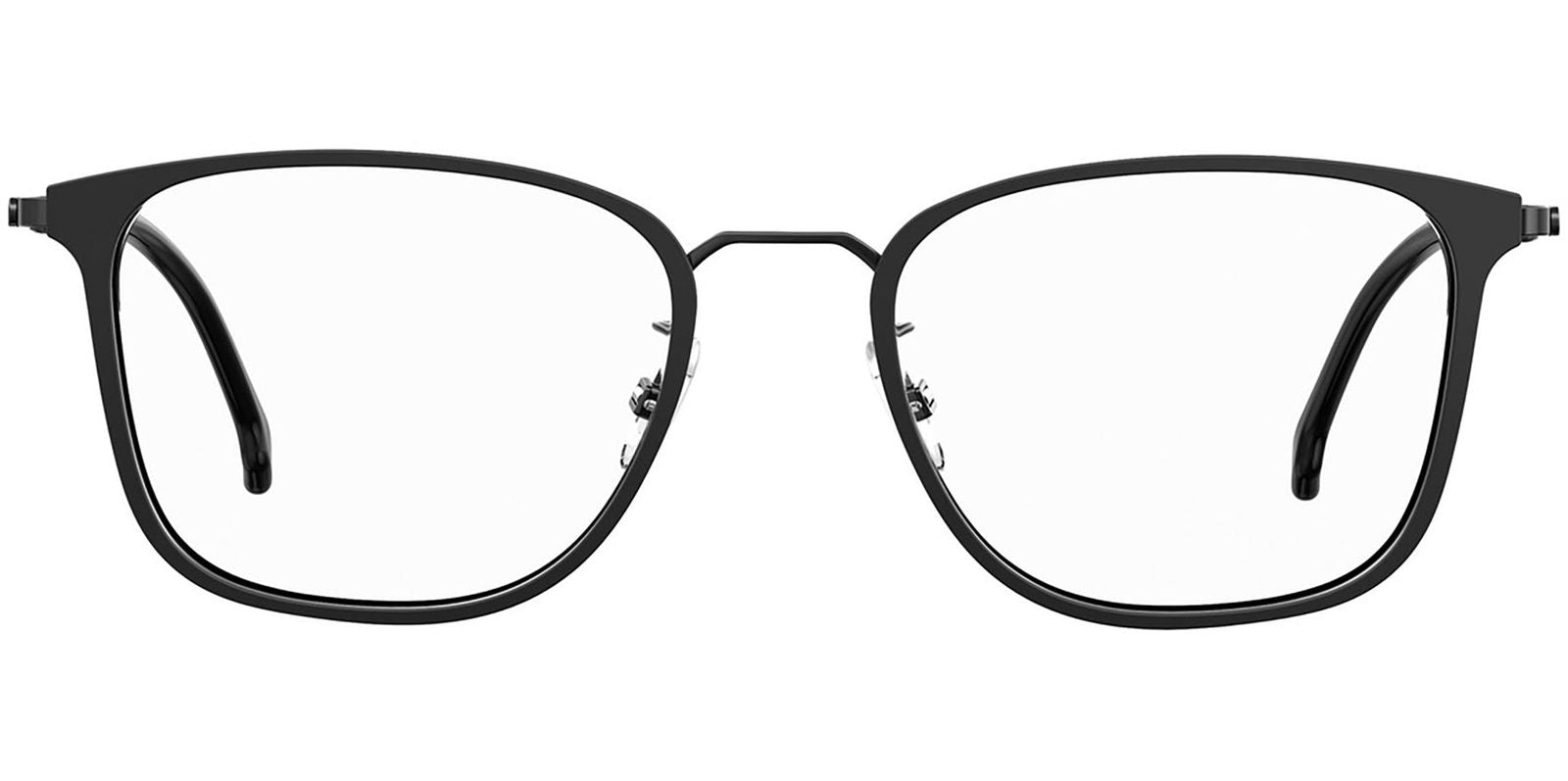 Carrera Dark Ruthenium/Black Memory Metal Square Eyeglass Frames - - Eyedictive