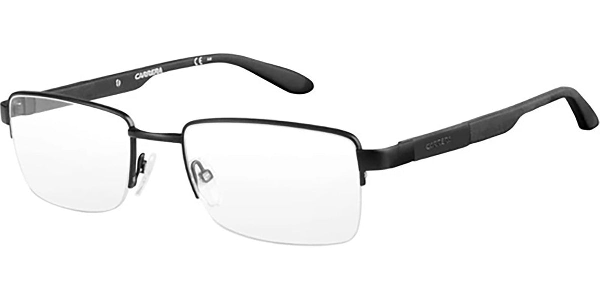 Carrera Matte Black Memory Metal Optical Frames - - Eyedictive