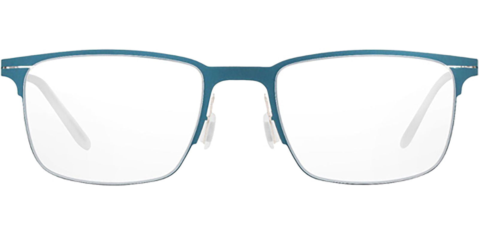 Carrera Matte Teal/Palladium Square Eyeglasses Frames - - Eyedictive