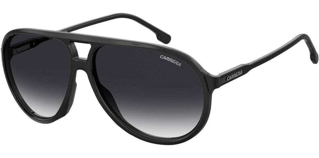 Carrera Black Frame Dark Smoke Lens Aviator Sunglasses Carrera Men main image 4