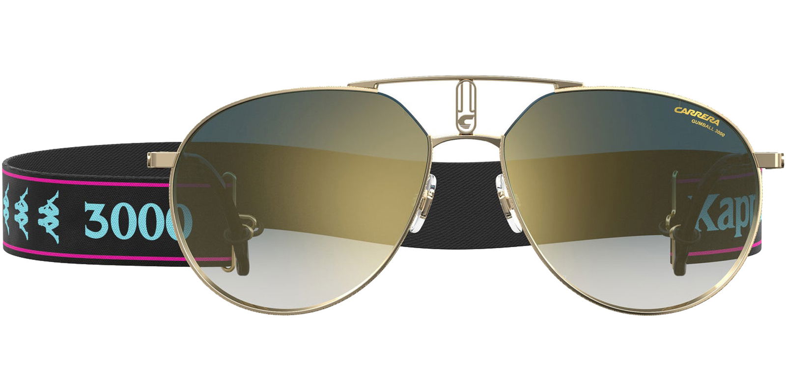 Carrera Men's Gold-Tone Pilot w/ Elastic Band - - Eyedictive