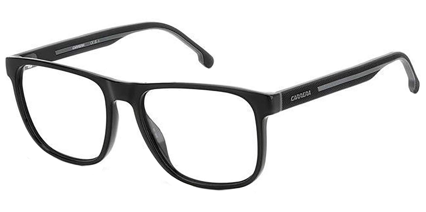 Carrera Square Eyeglasses w/ Textured Temples