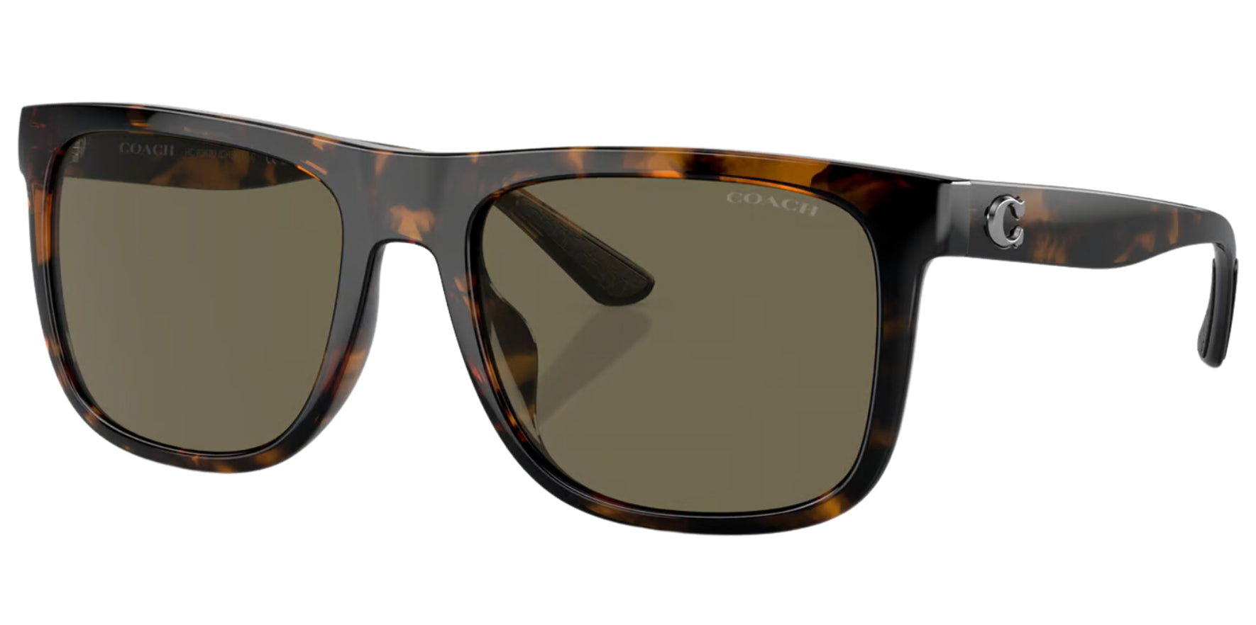 Coach dark tortoise polarized sunglasses hotsell