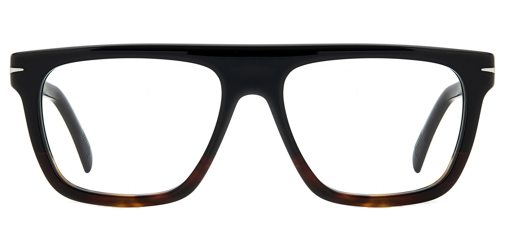 David Beckham Flat Top Square Eyeglass Frames