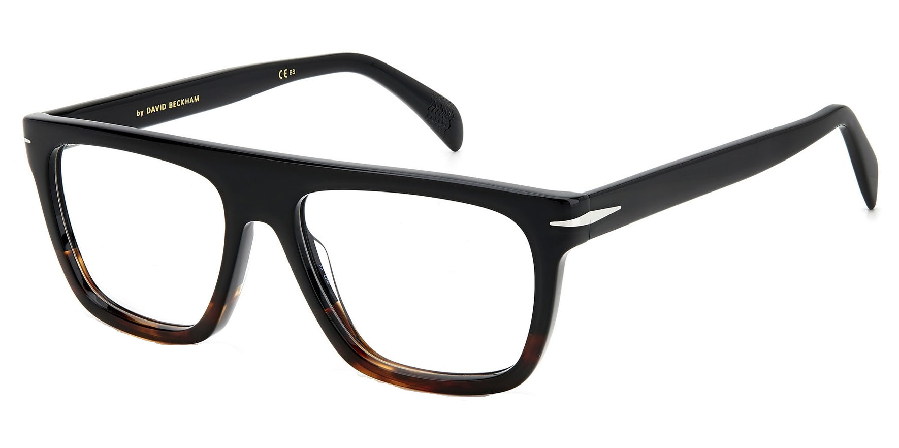 David Beckham Flat Top Square Eyeglass Frames