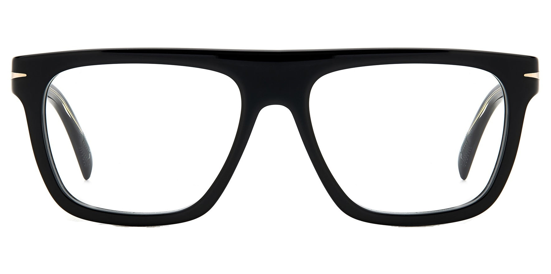 David Beckham Flat Top Square Eyeglass Frames