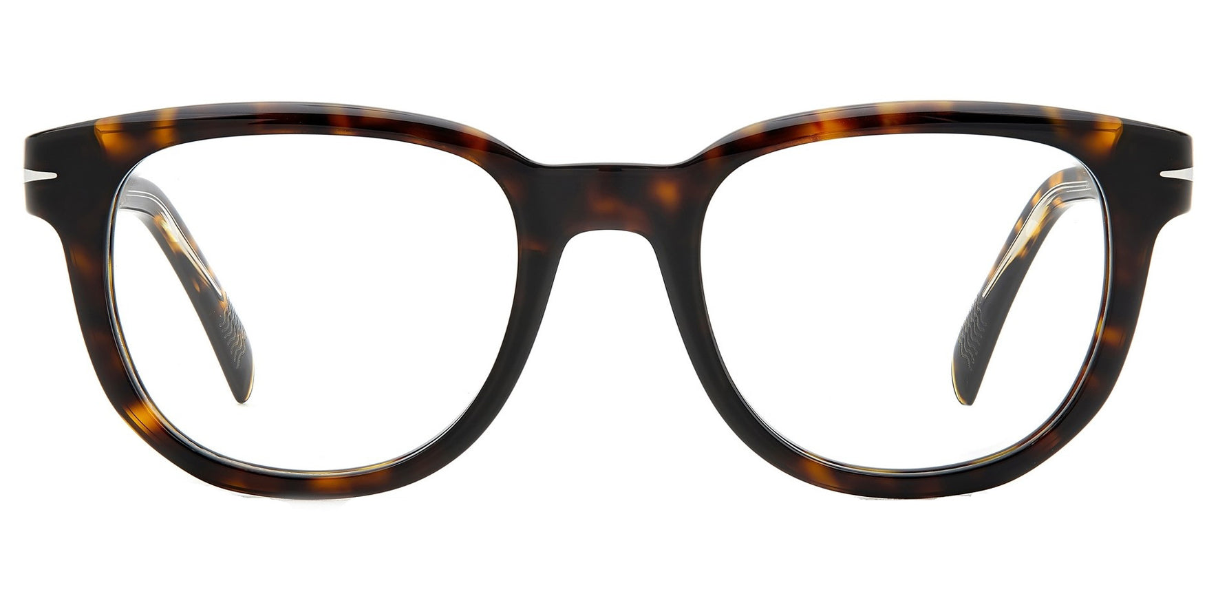 David Beckham Soft Square Eyeglass Frames w/ 5-Barrel Steel Hinges