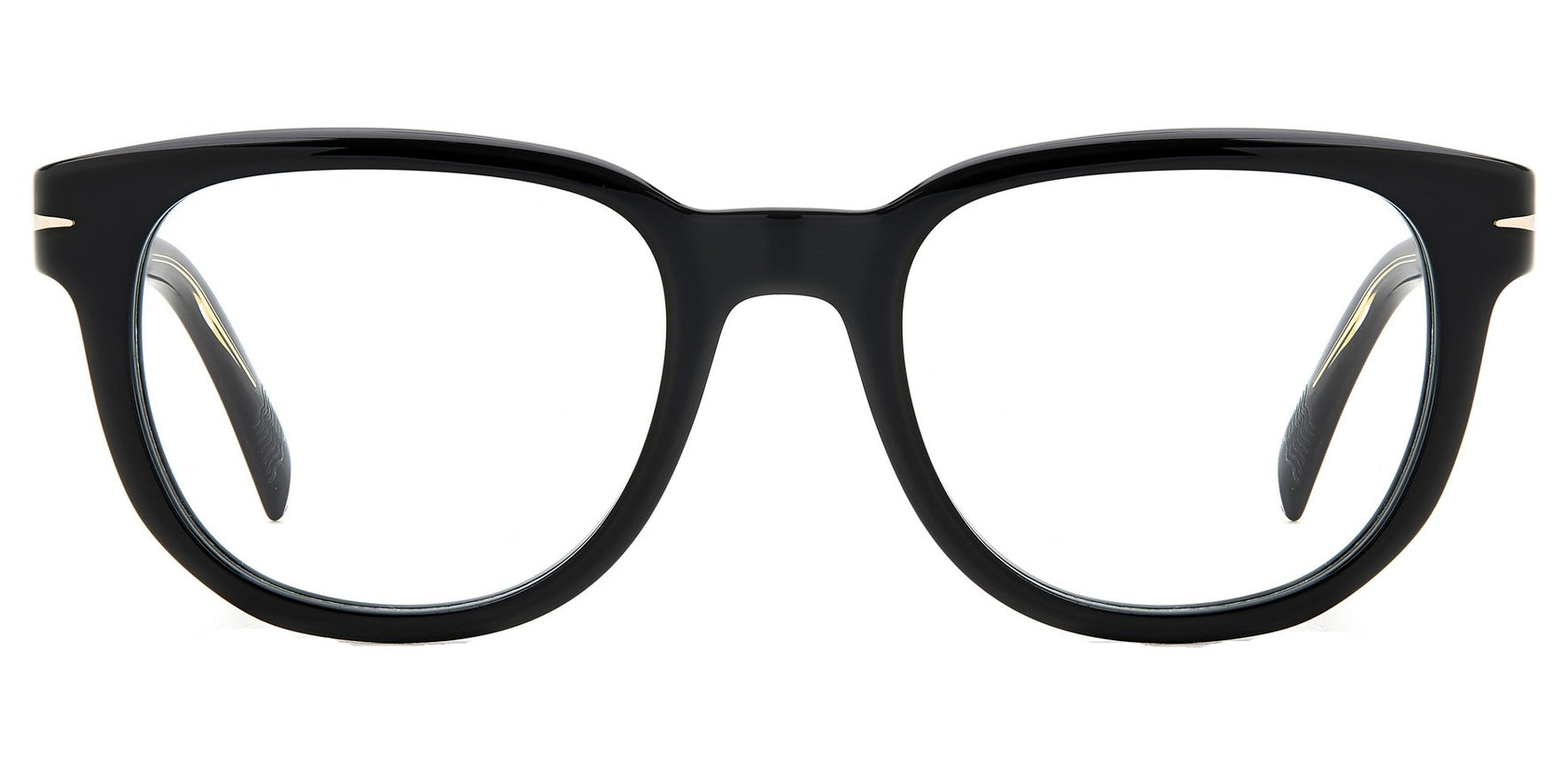 David Beckham Soft Square Eyeglass Frames w/ 5-Barrel Steel Hinges