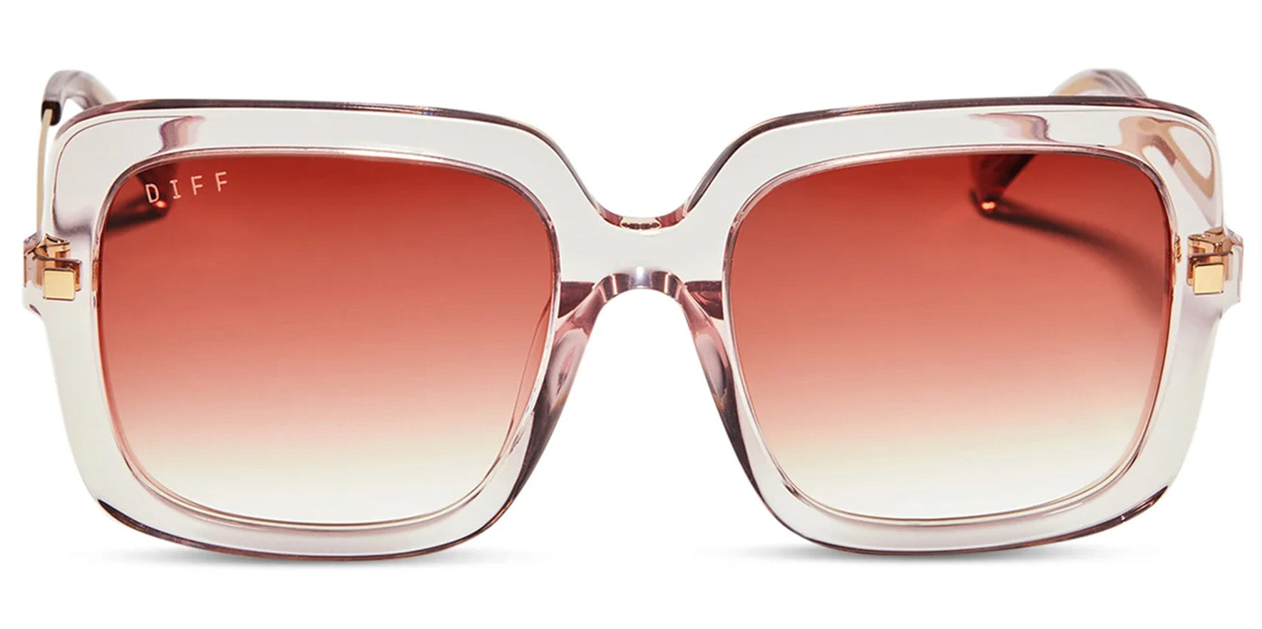 Diff Sandra Oversize Square w/ Gradient Lens