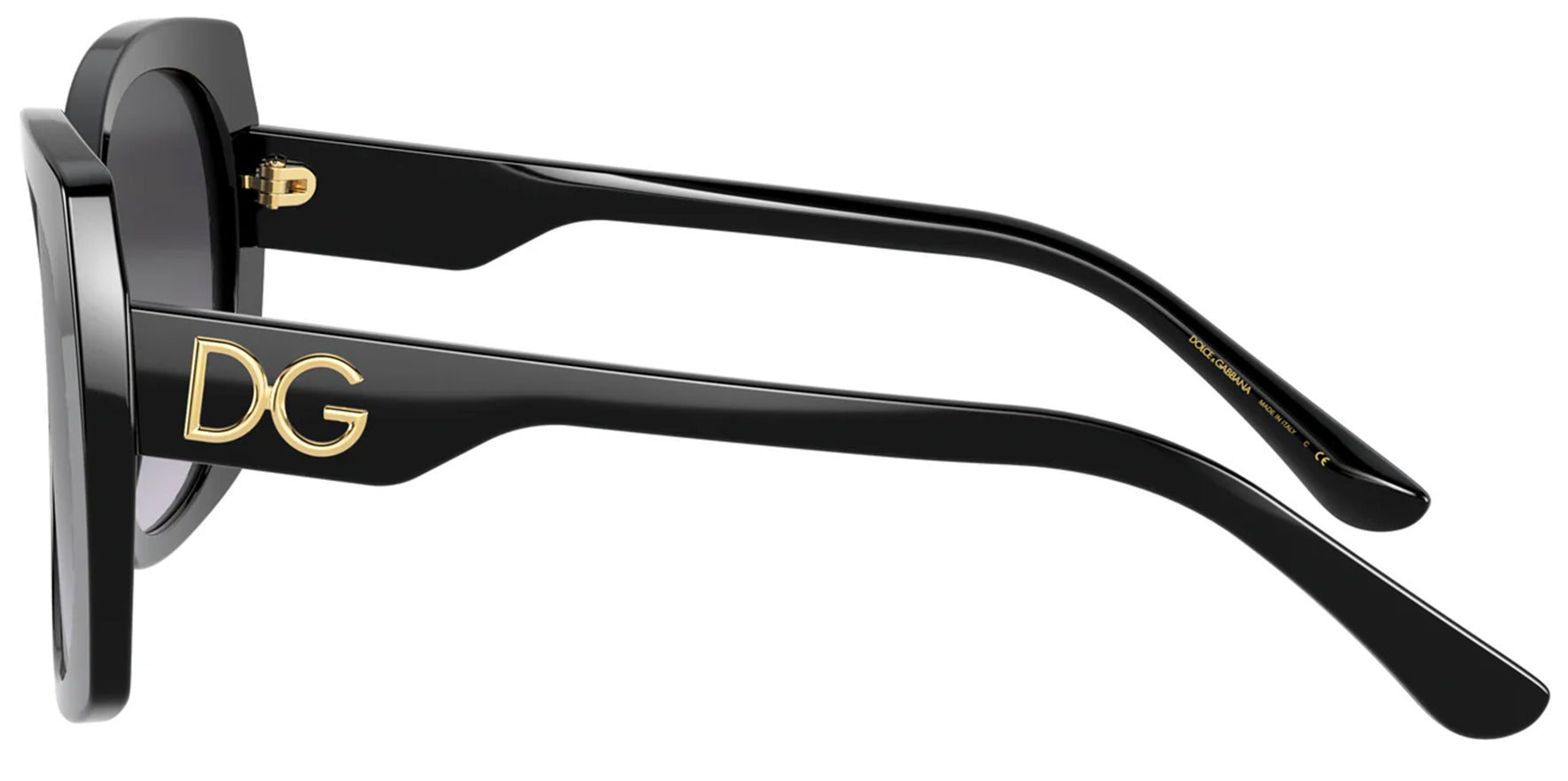 Dolce & Gabbana Black Squared Butterfly w/ Gradient Lens - Eyedictive