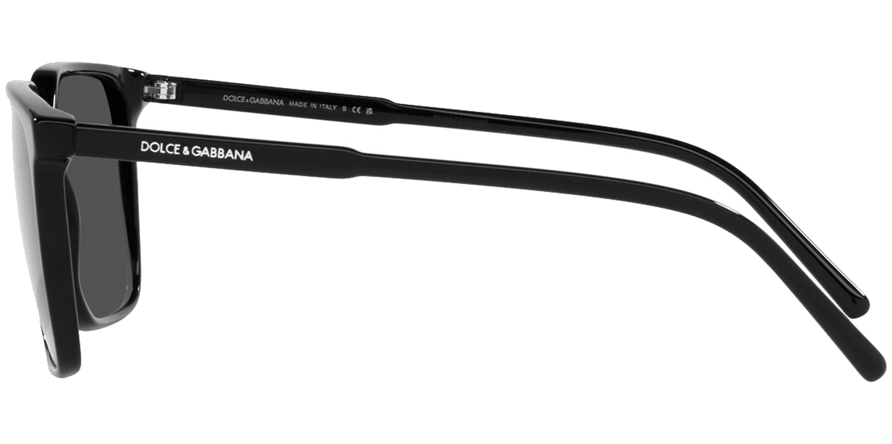 Dolce & Gabbana Black Slim Square - Eyedictive