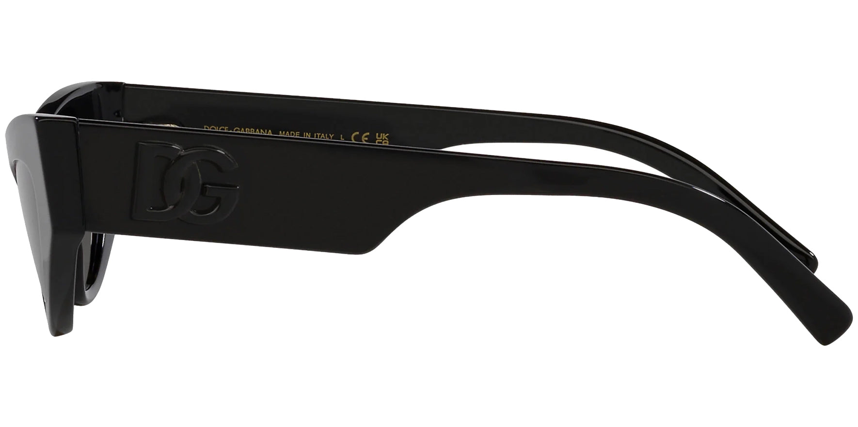 Dolce & Gabbana Black Chunky Mod Cat Eye - Eyedictive