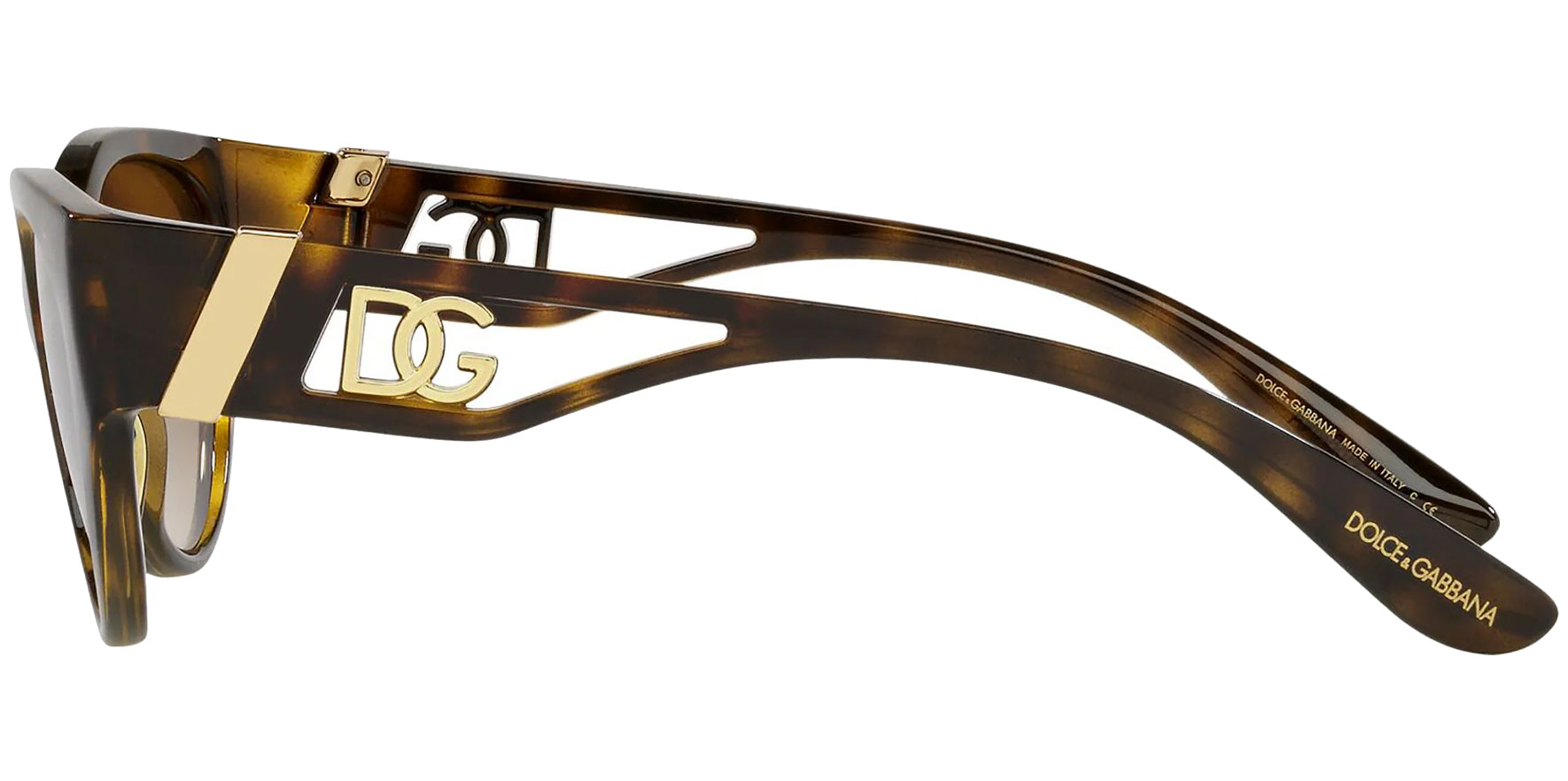 Dolce & Gabbana Havana Cat Eye w/ Gradient Lens - Eyedictive