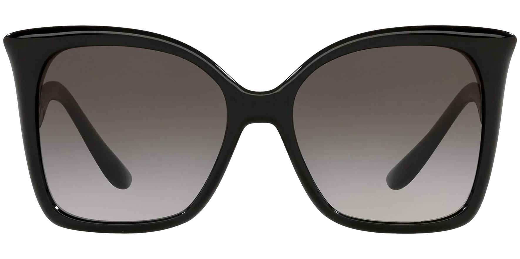 Dolce & Gabbana Black Oversized Butterfly w/ Gradient Lens - Eyedictive