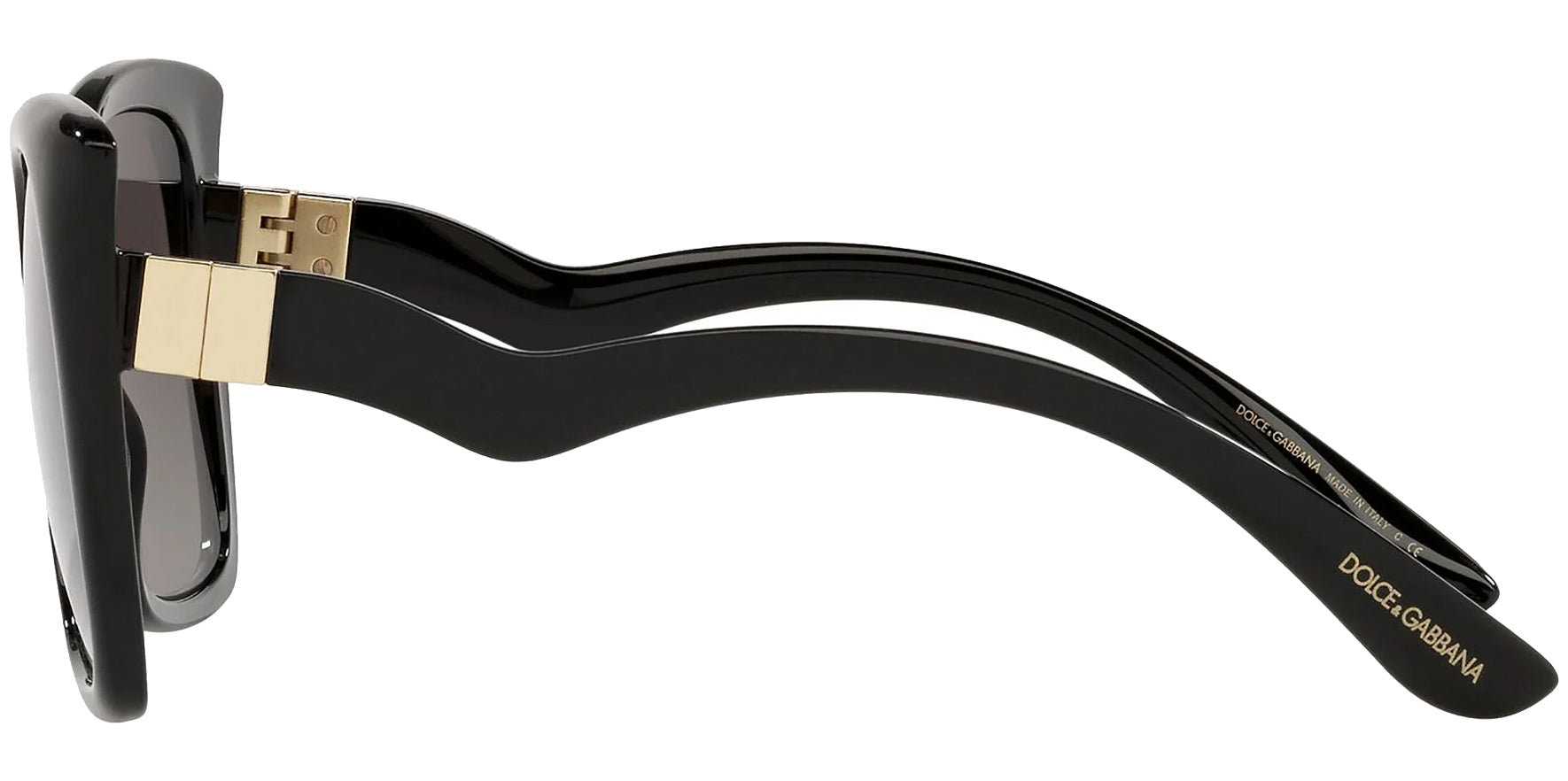 Dolce & Gabbana Black Oversized Butterfly w/ Gradient Lens - Eyedictive