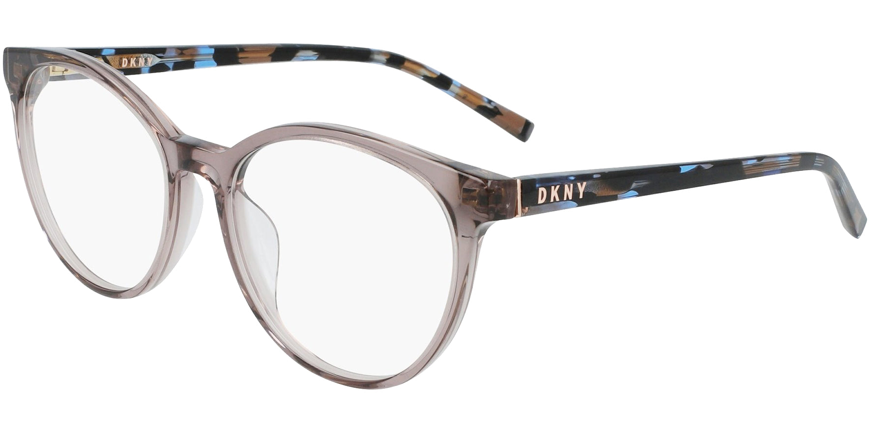 DKNY Rounded Cat-Eye Eyeglasses w/ Flex Hinges