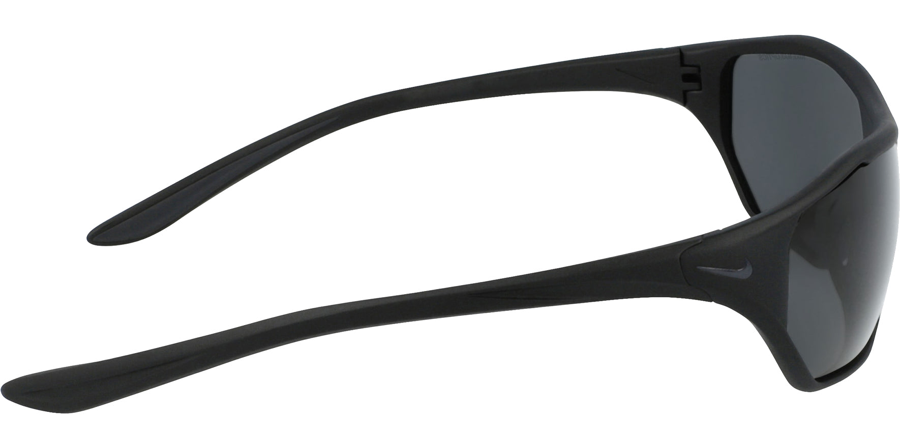 Nike Aero Drift Matte Black Geometric Wrap w/ MAX Optics - Eyedictive