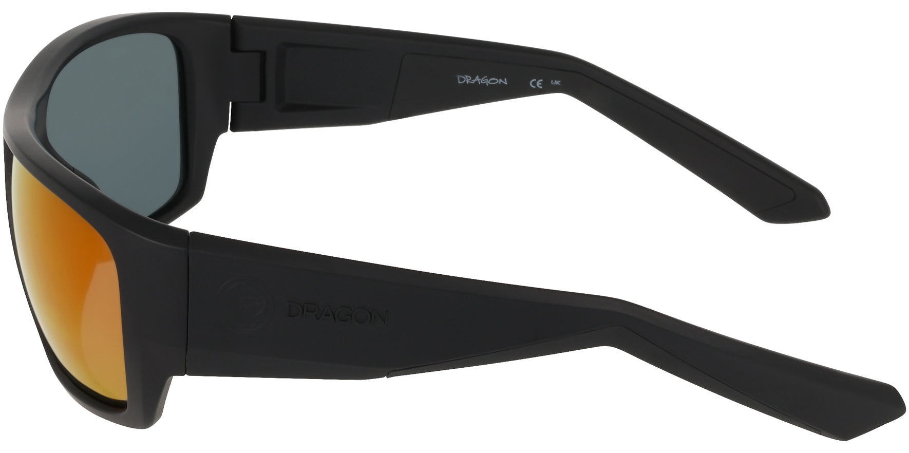 Dragon Alliance Flare H2O Floatable Polarized Sport Wrap w/ Mirror Lens