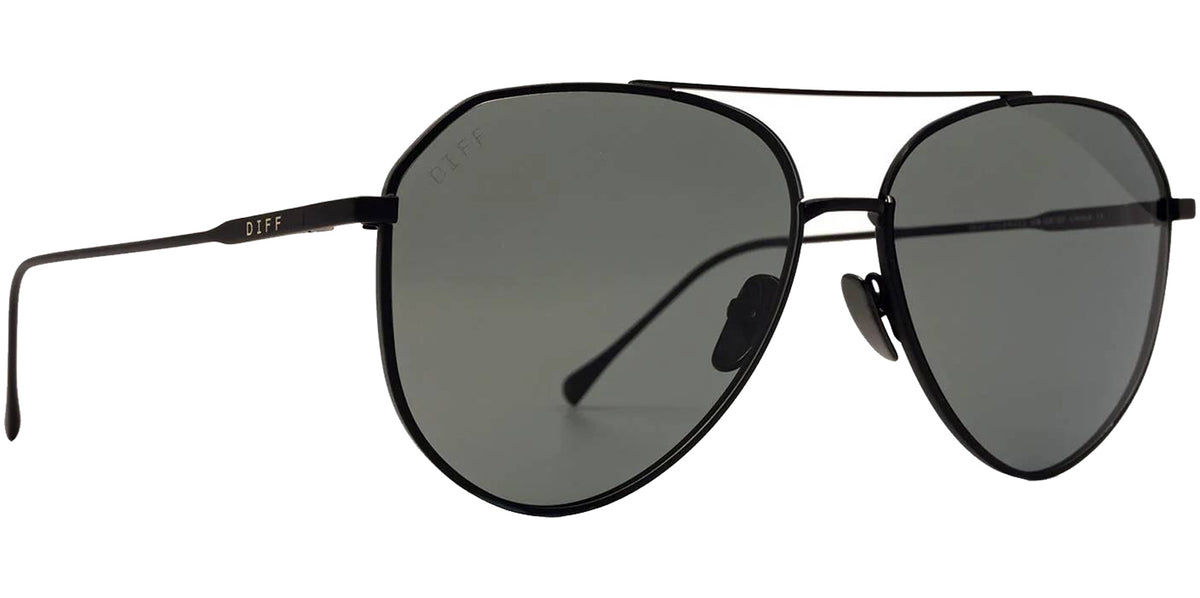 Diff Dash Polarized Aviator w/ Slim Temples