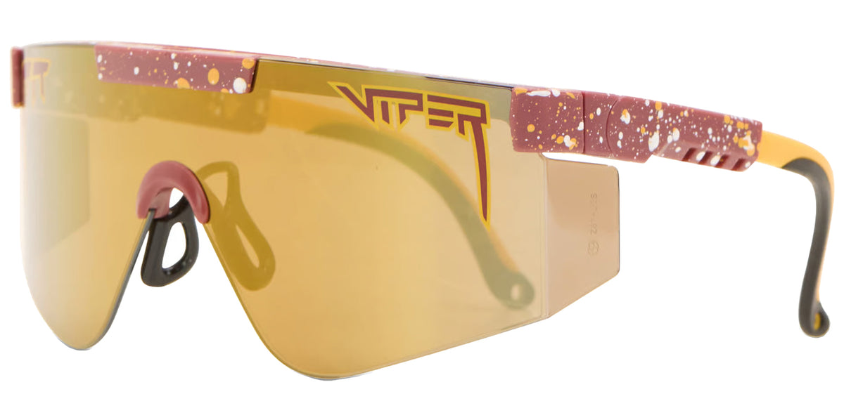 Pit Viper The Burgundy 2000 Shield w/ Adjustable Temples