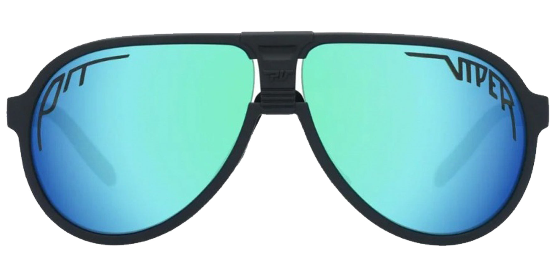 Pit Viper The Exec Jethawk Polarized Aviator w/ Mirror Lens