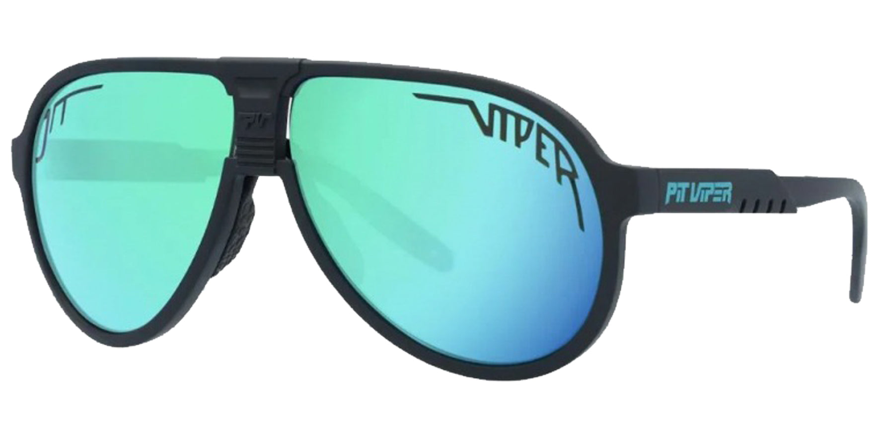 Pit Viper The Exec Jethawk Polarized Aviator w/ Mirror Lens