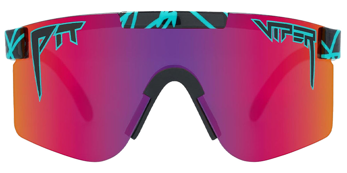 Pit Viper The Voltage Original Narrow Polarized Shield w/ Adjustable Temples