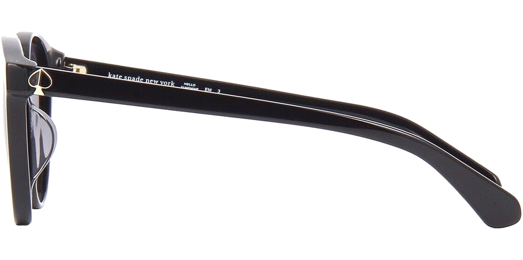 Kate Spade Eliza Black Vintage-Style Round w/ Gradient Lens - Eyedictive