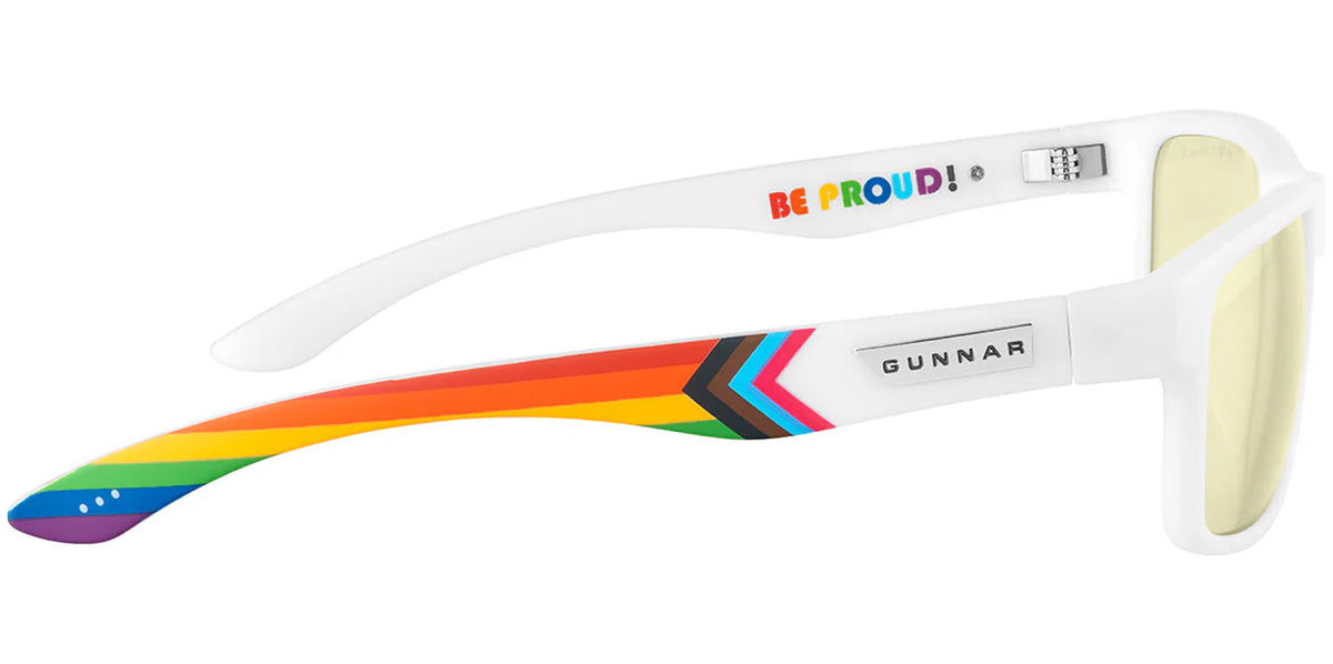 Gunnar Enigma Pride Edition Rectangle Gaming/Computer Glasses - Eyedictive